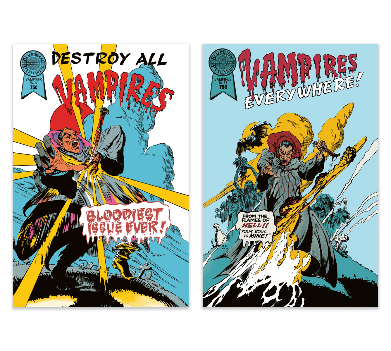 Destroy All Vampires & Vampires Everywhere! - Screen Print SET