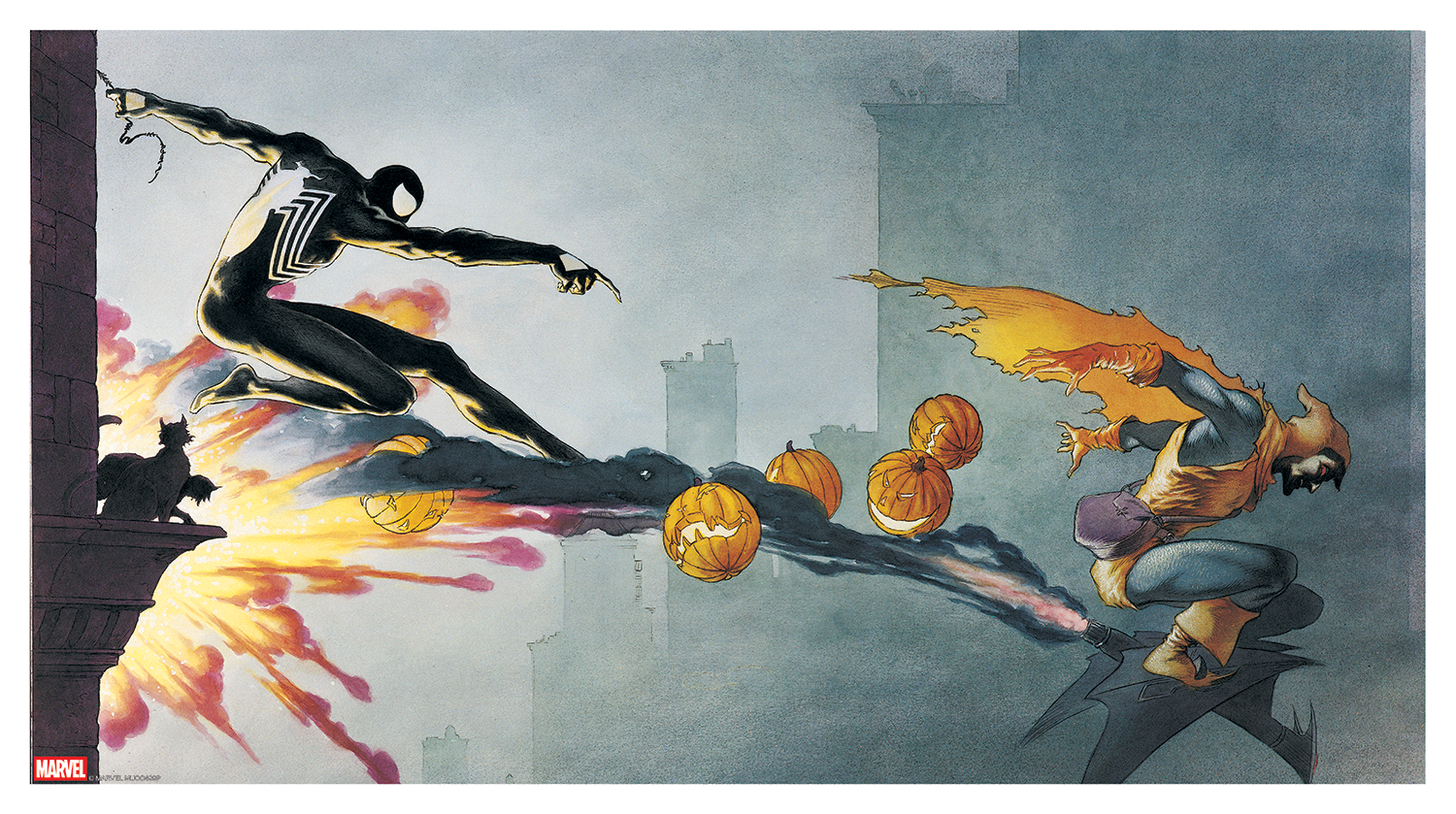 Charles Vess "Spectacular Spider-Man #189 (Fold Out)"