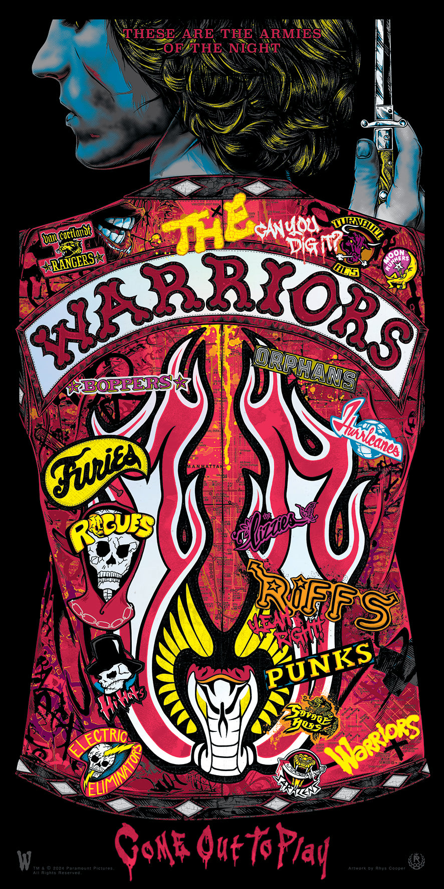 Rhys Cooper "The Warriors" Coney Island Nights - Variant