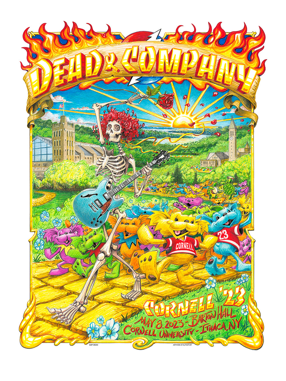 AJ Masthay "Dead & Company - Cornell '23" AE