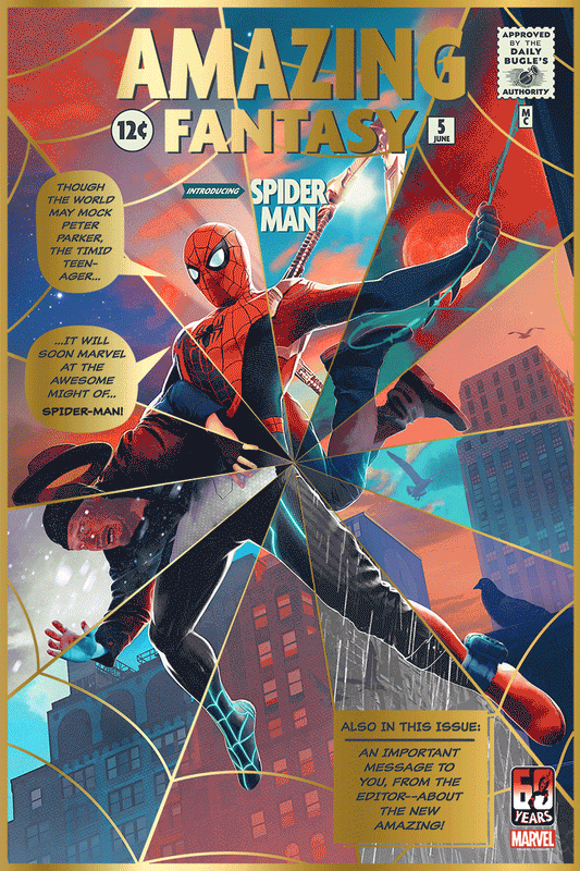 Juan Ramos "Web of Worlds" Gold Foil Variant