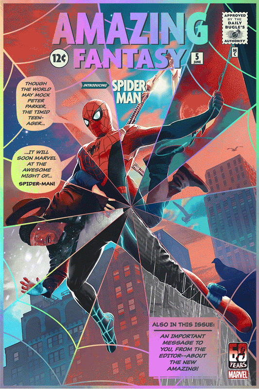 Juan Ramos "Web of Worlds" Rainbow Foil Variant