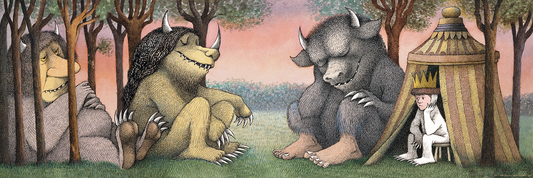 Maurice Sendak "Where the Wild Things Are: Off To Bed"
