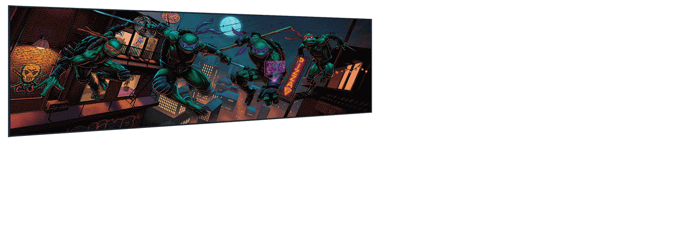 MonkeyMouth "Teenage Mutant Ninja Turtles" Multi-Layer Acrylic