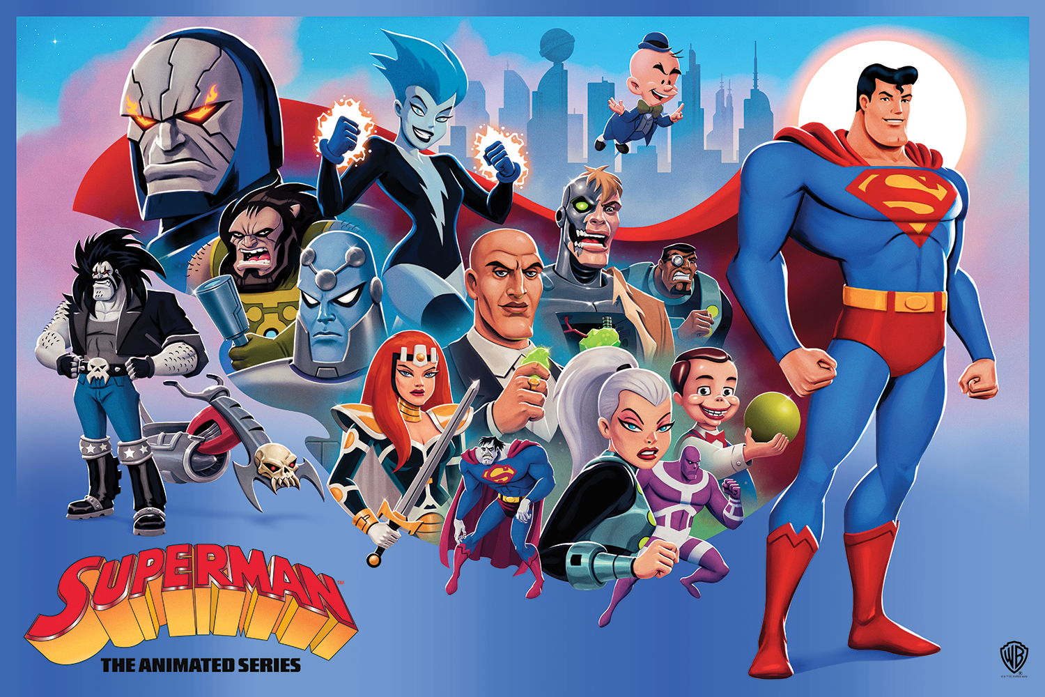 Tom Walker "Superman: The Animated Series" Variant - Acrylic Panel Print