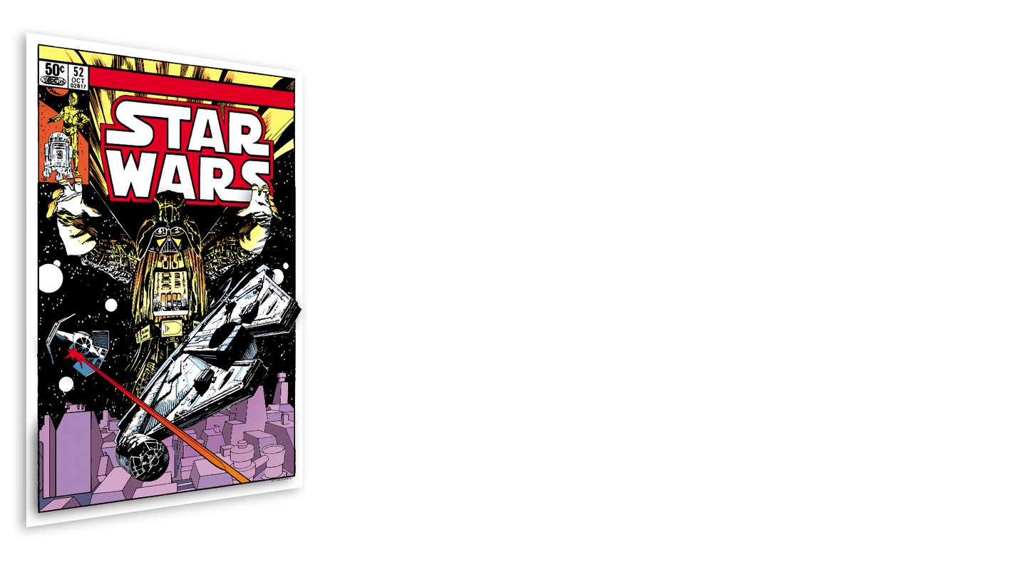 Walt Simonson "Star Wars #52" Multi-Layer Acrylic (Comic Size)