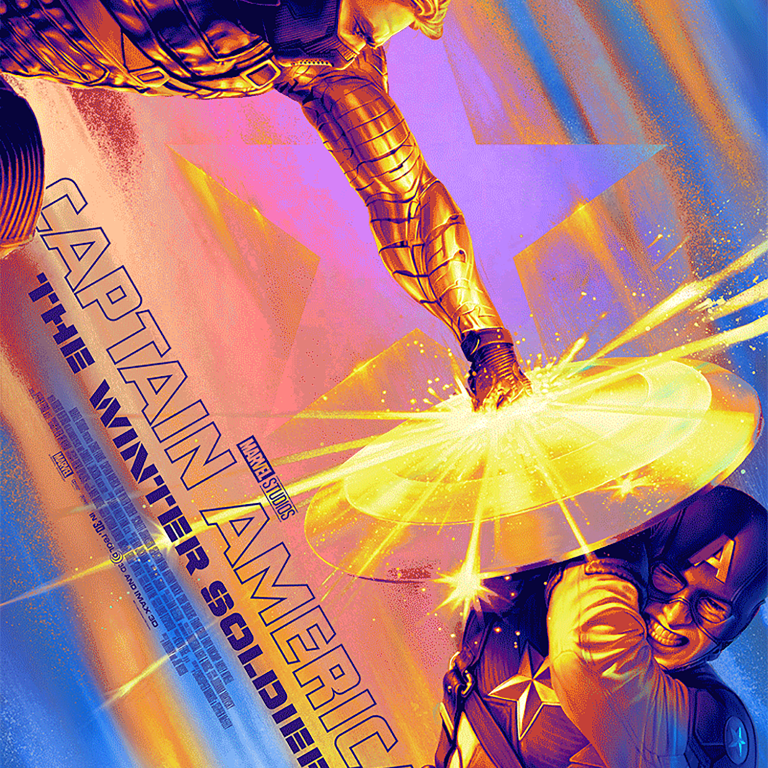 Robert Laskey "Captain America: The Winter Soldier" Foil Variant