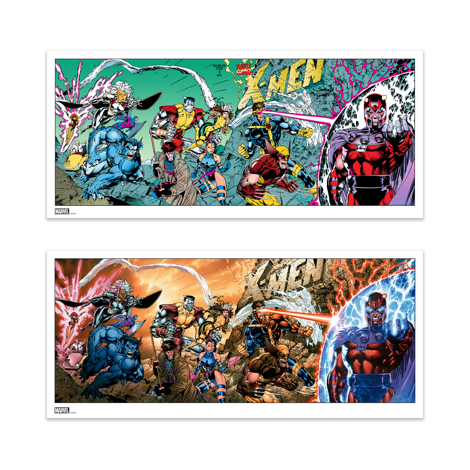 Jim Lee "X-Men #1" Multi-Layer Acrylic Panel SET