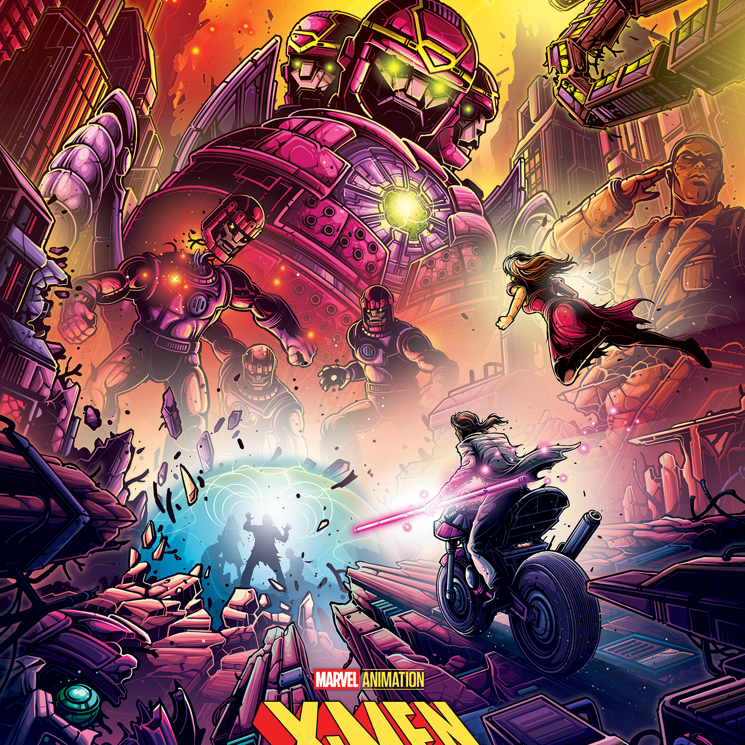 Dan Mumford "Mutants Against the Machines (X-Men '97)" Variant