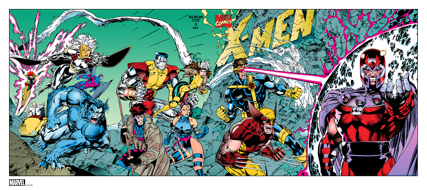 Jim Lee "X-Men #1" Multi-Layer Acrylic Panel SET