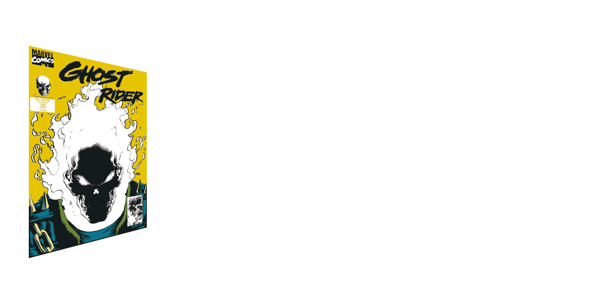 Mark Texeira "Ghost Rider #15" Variant - Multi-Layer Acrylic (Comic Size)