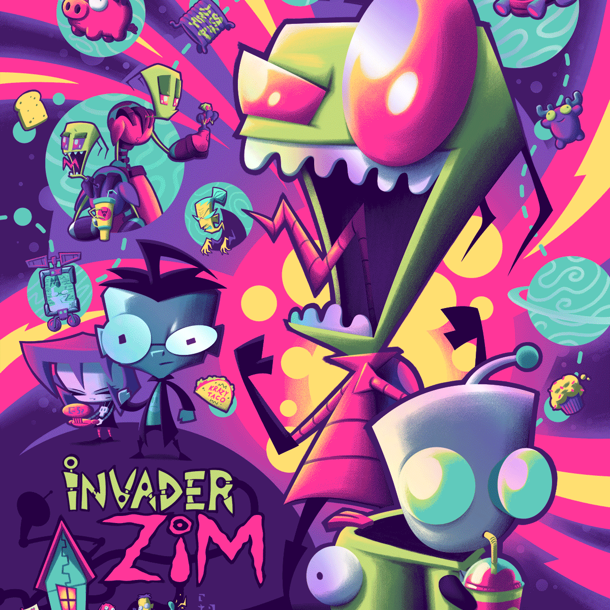 Florey "Invader Zim" Foil Variant
