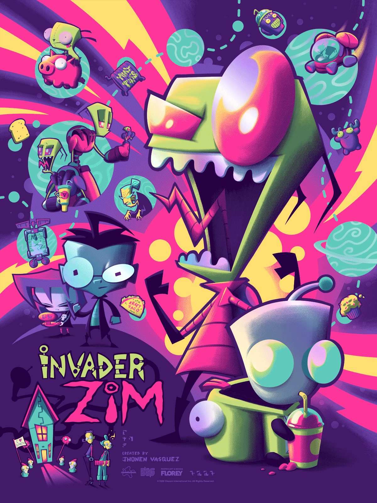 Florey "Invader Zim" Foil Variant