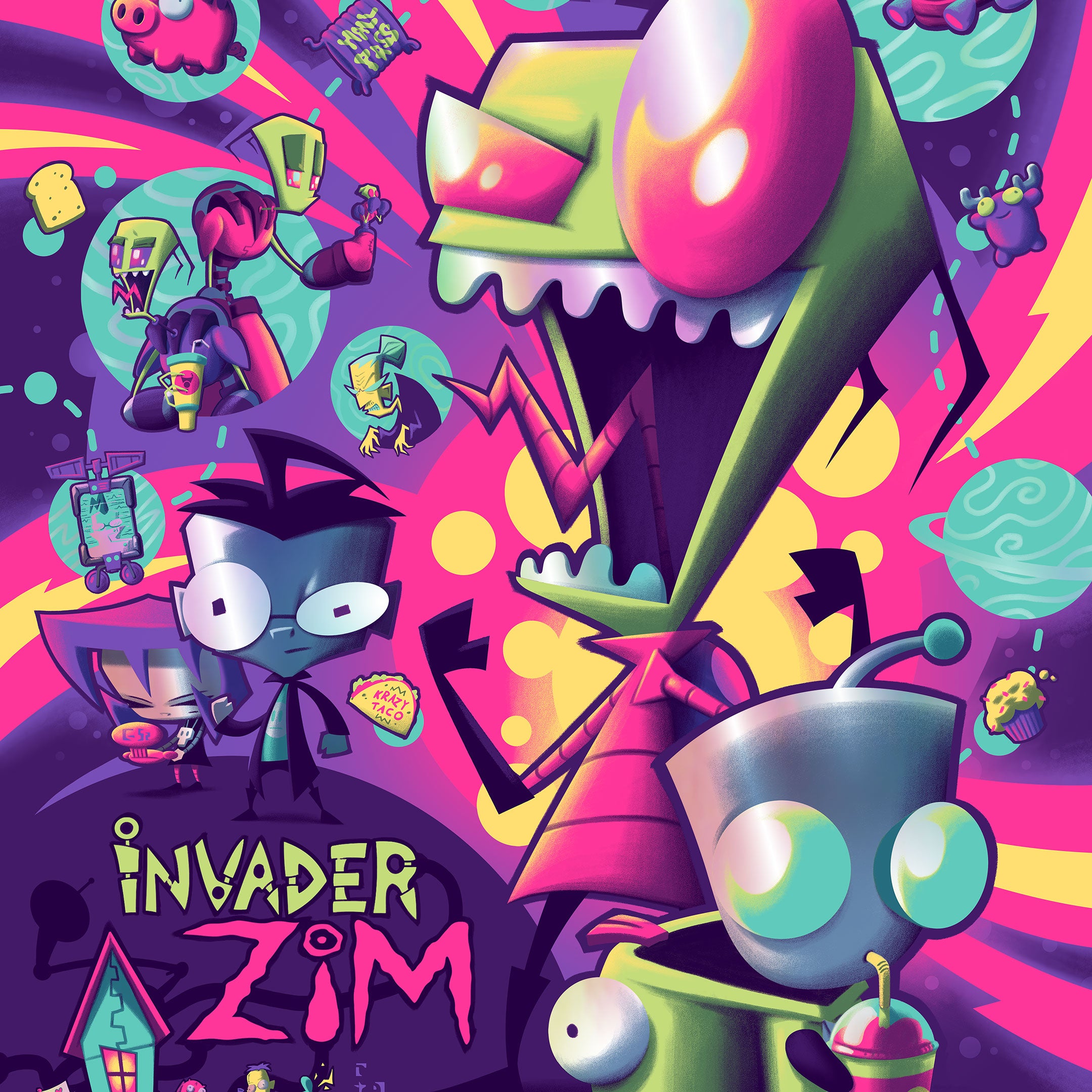 Florey "Invader Zim" Foil Variant