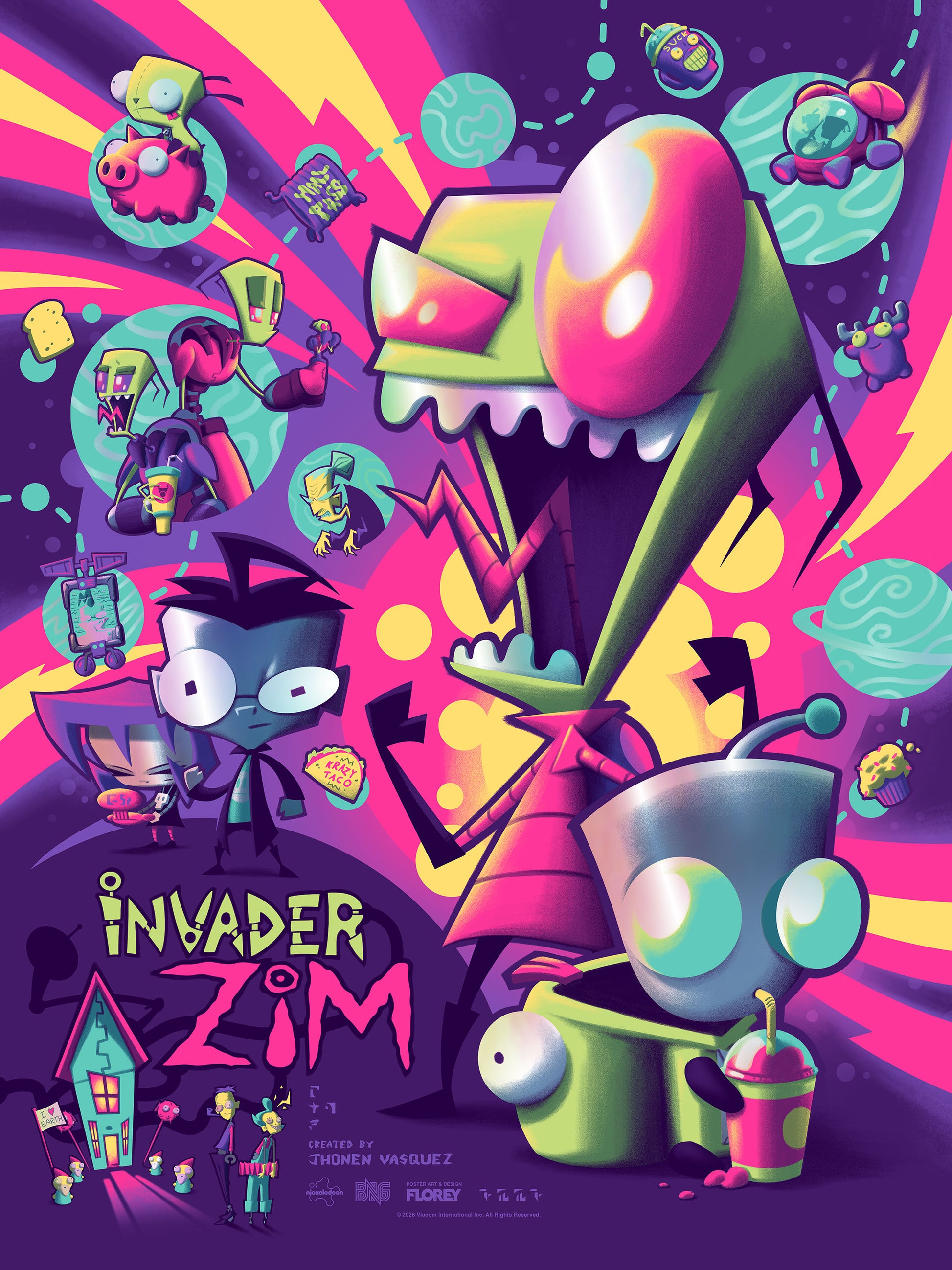 Florey "Invader Zim" Foil Variant