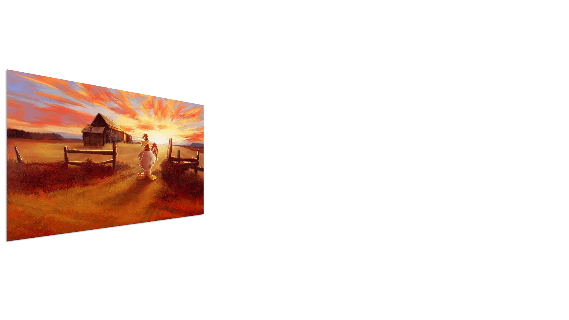 Mark Chilcott "Looney Tunes: Foghorn" Multi-Layer Acrylic