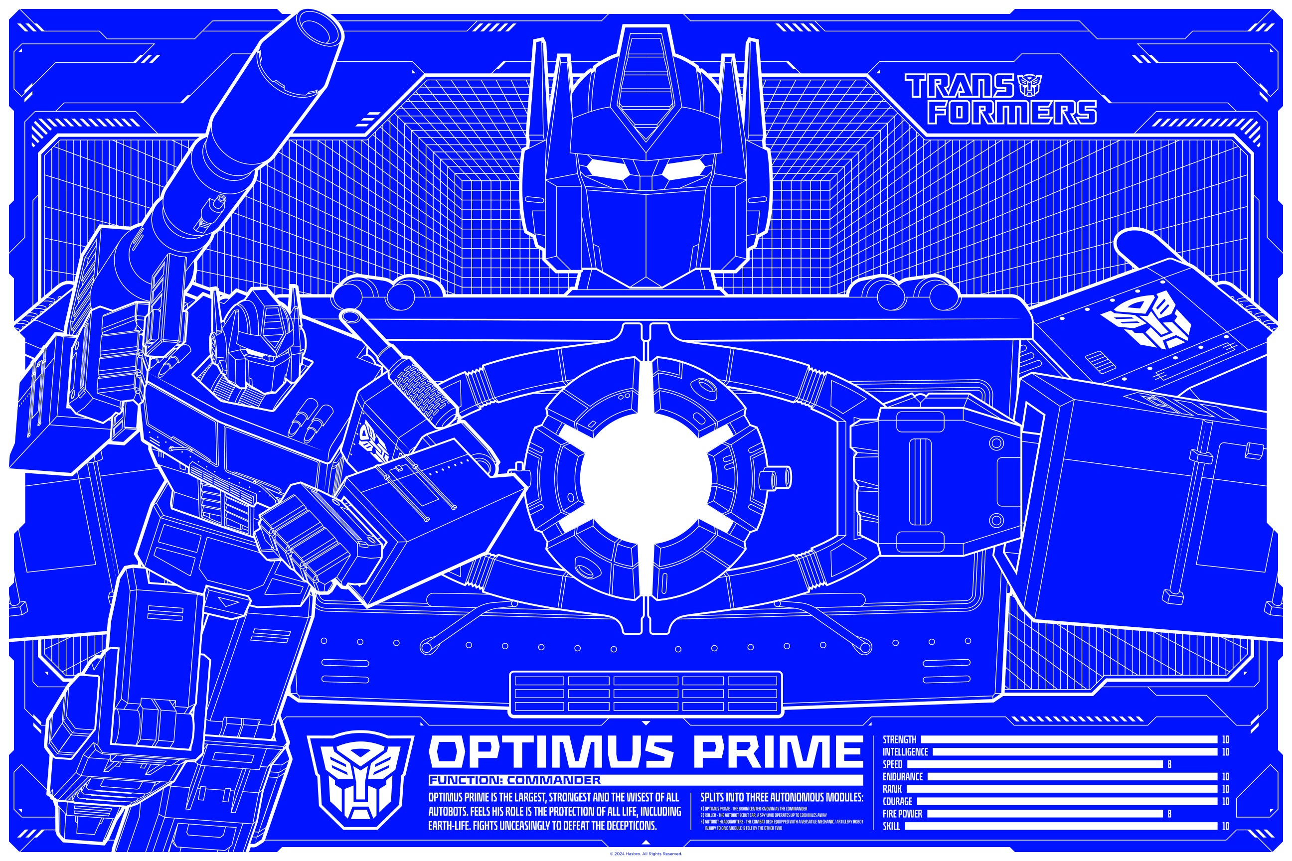 Bruce Yan "Optimus Prime" Blue Edition