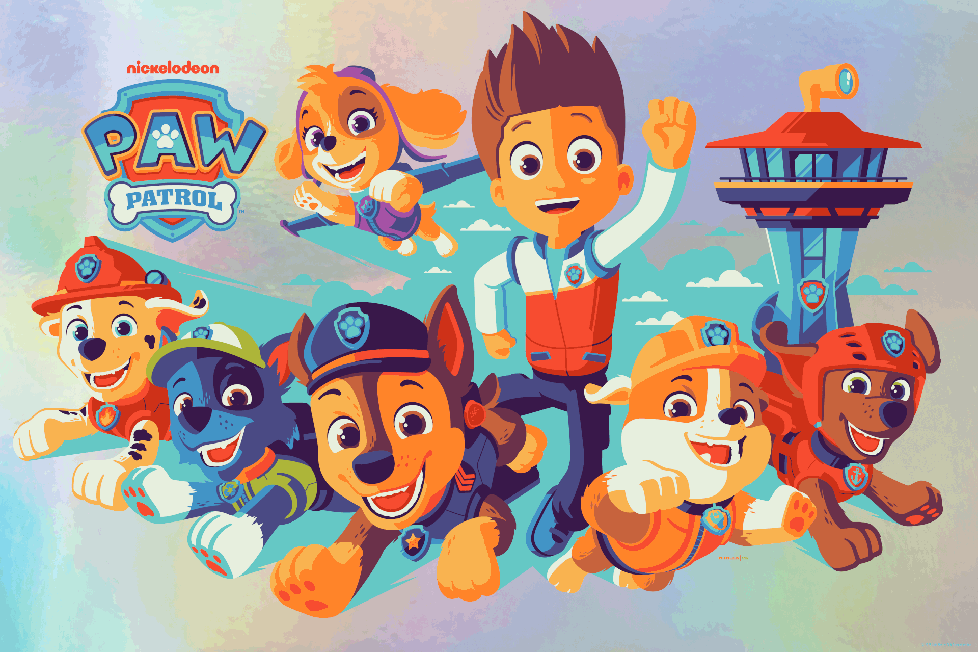 Tom Whalen "Paw Patrol" Foil Variant
