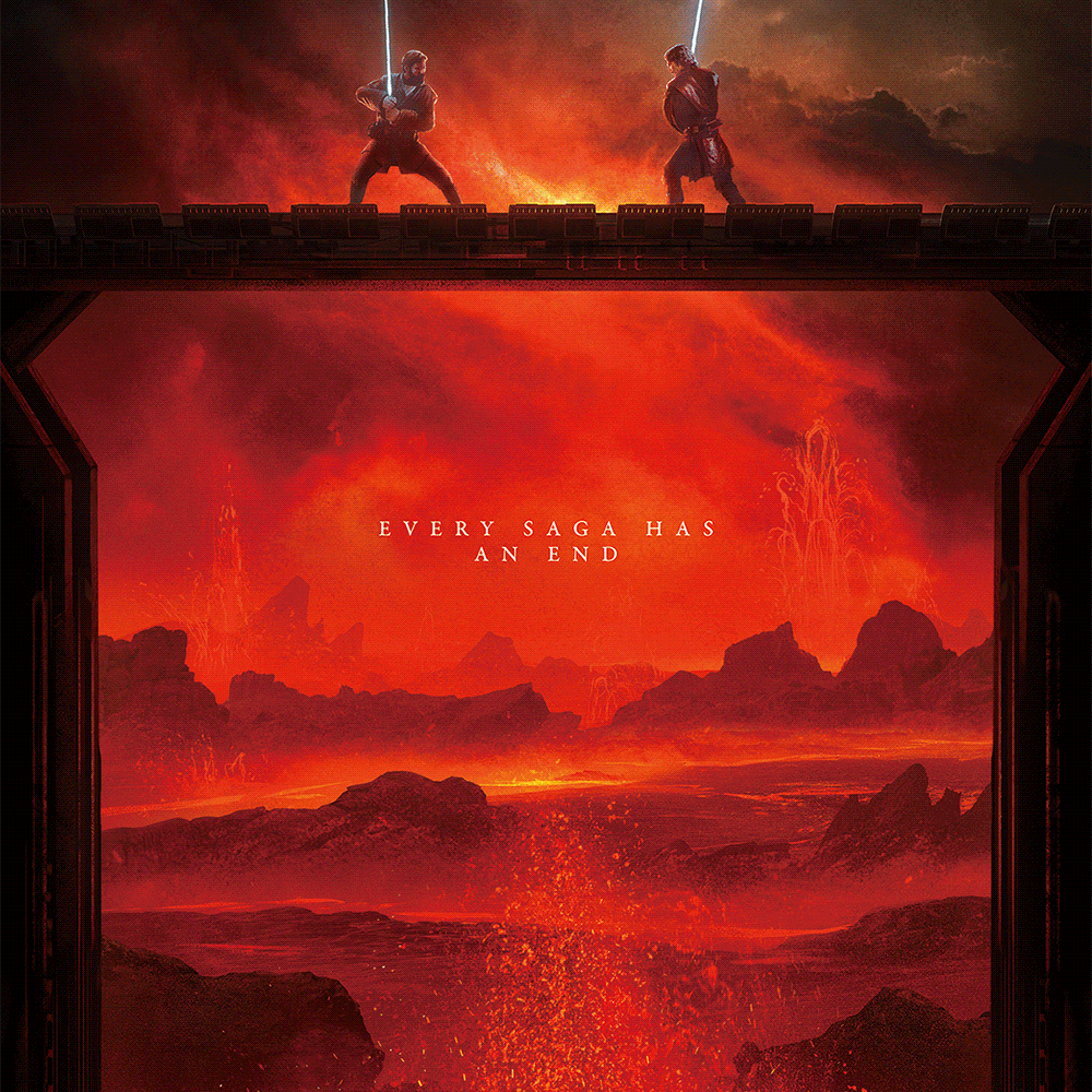 Phase Runner "Mustafar Confrontation (Revenge of the Sith)" 3D Flip Lenticular