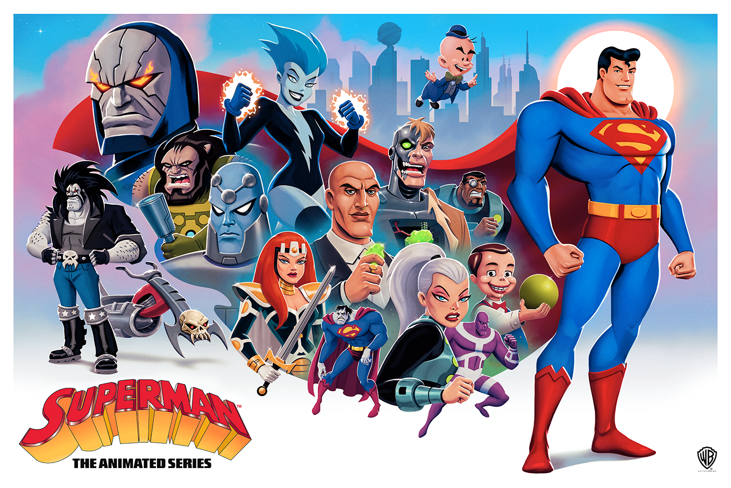 Tom Walker "Superman: The Animated Series" Acrylic Panel Print