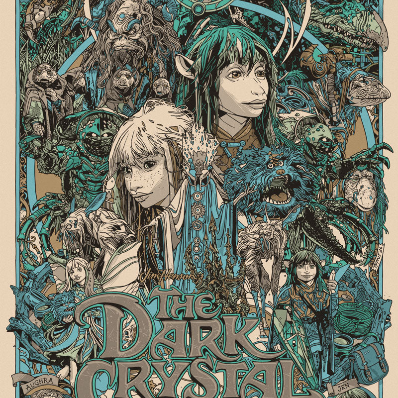Tyler Stout "The Dark Crystal" Gold Variant