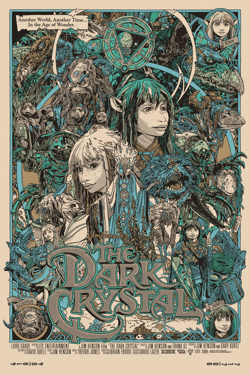Tyler Stout "The Dark Crystal" Gold Variant