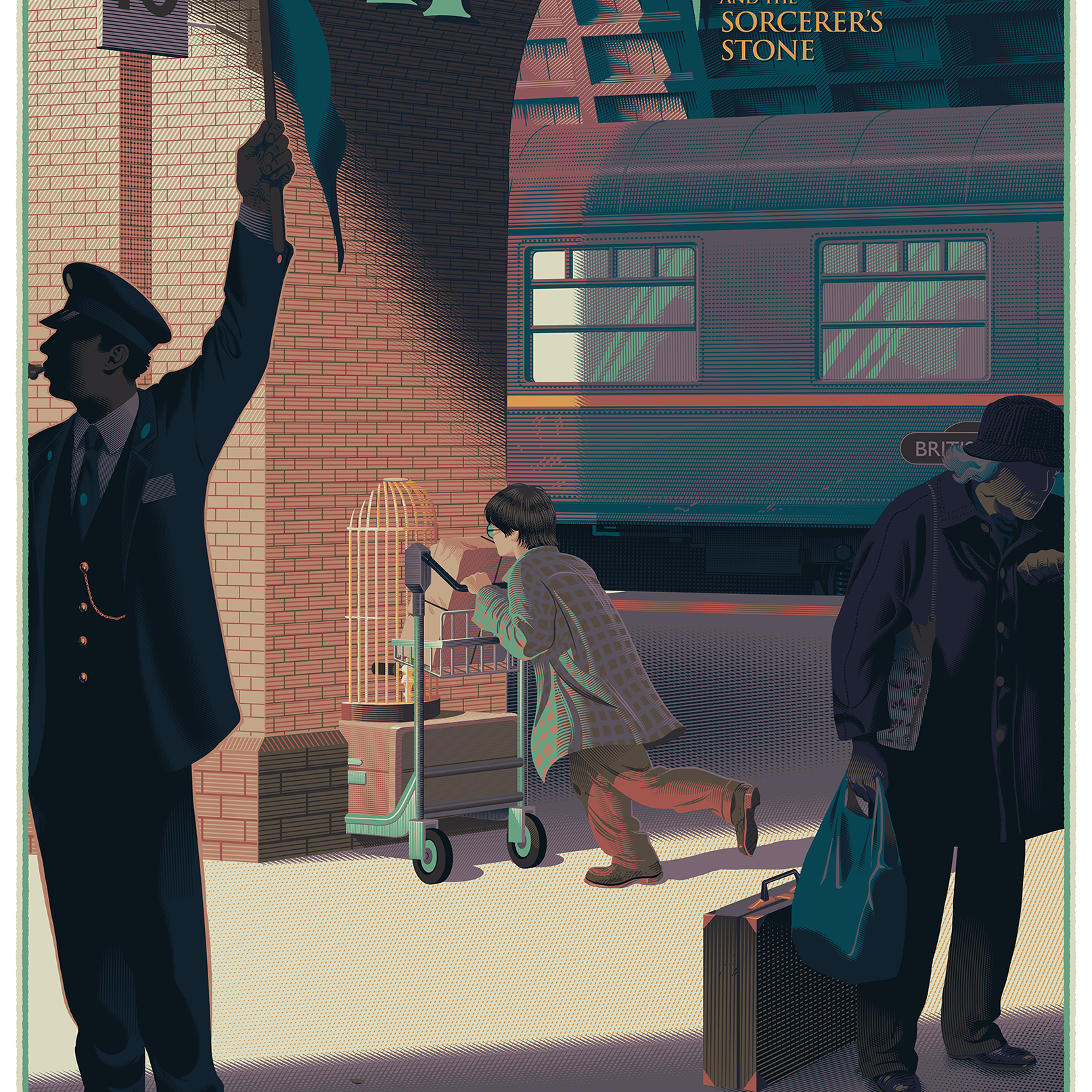 Laurent Durieux "Harry Potter and the Sorcerer's Stone" Variant - Acrylic Panel Print