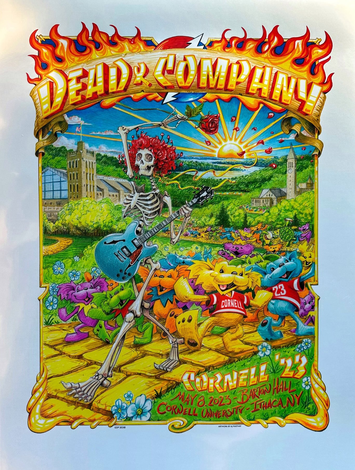 AJ Masthay "Dead & Company - Cornell '23" Slickrock Metallic AE