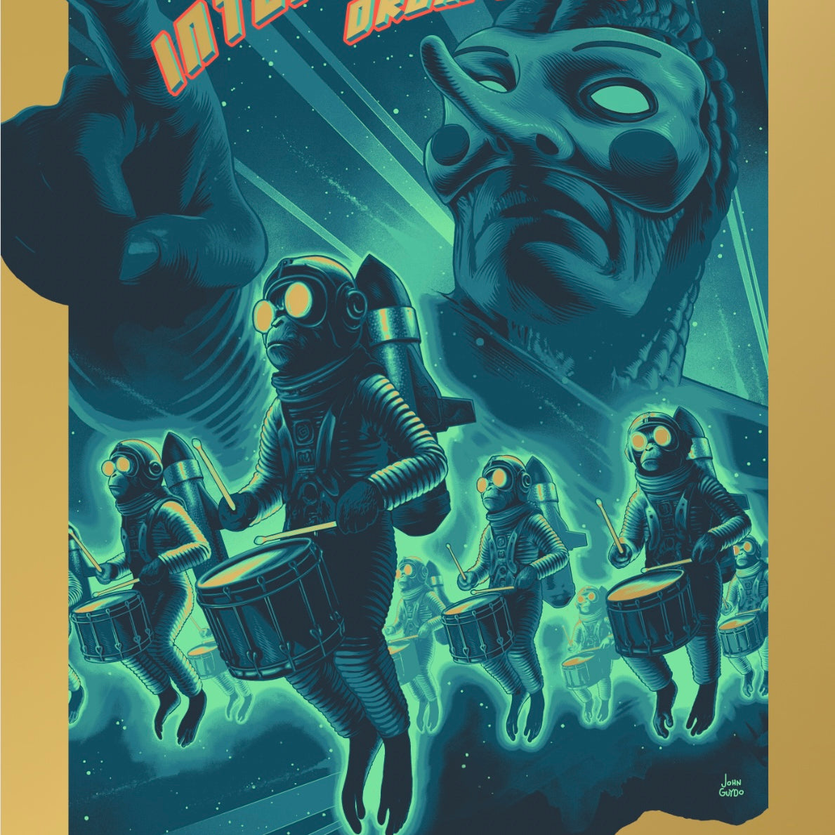 John Guydo "Primus - Drum Derby" Gold Foil Variant