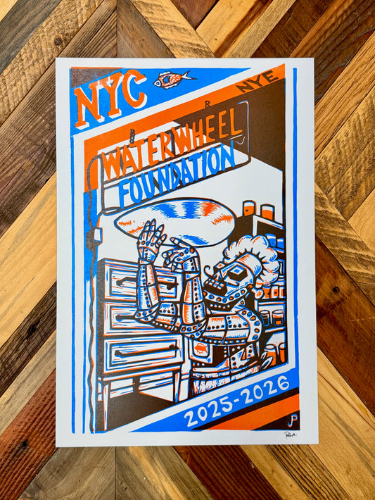 Jim Pollock "WaterWheel Foundation: Pizzabot" AE