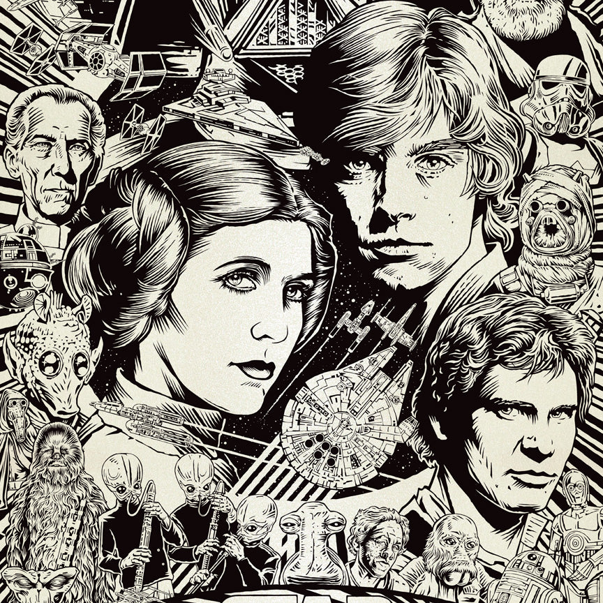 Todd Slater "Galactic Journey (Star Wars)" Key Line Variant