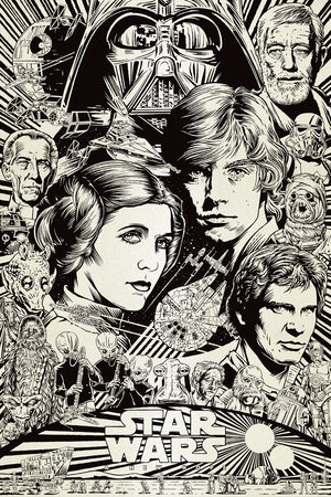 Todd Slater "Galactic Journey (Star Wars)" Key Line Variant