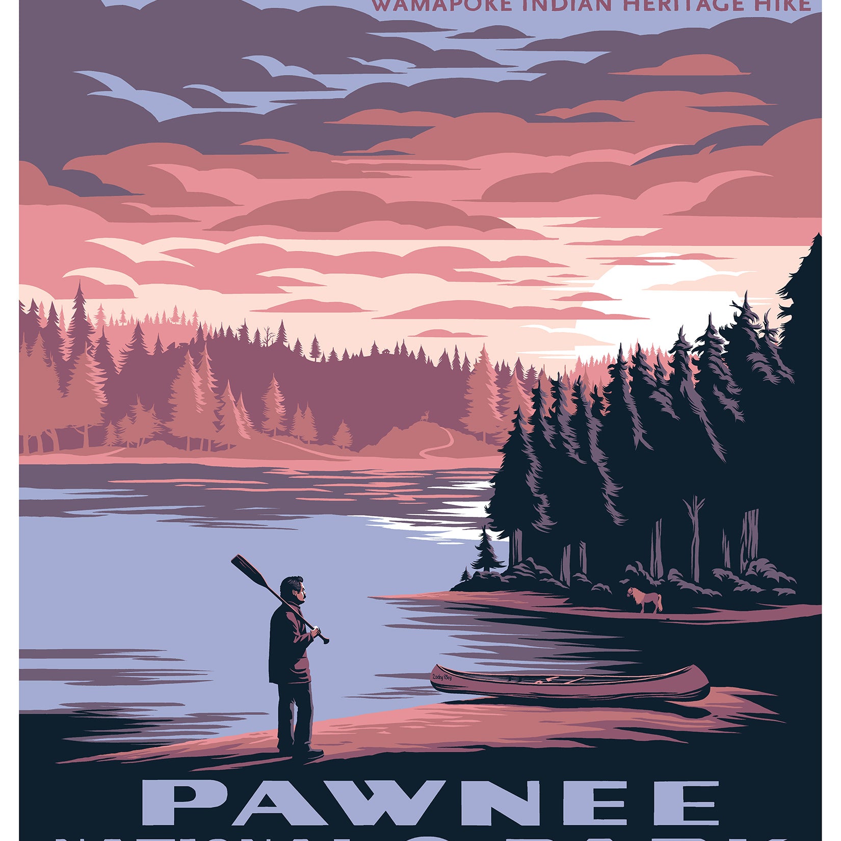 Mark Englert "Let's Get to Work (Pawnee National Park)" LAFD Charity Print