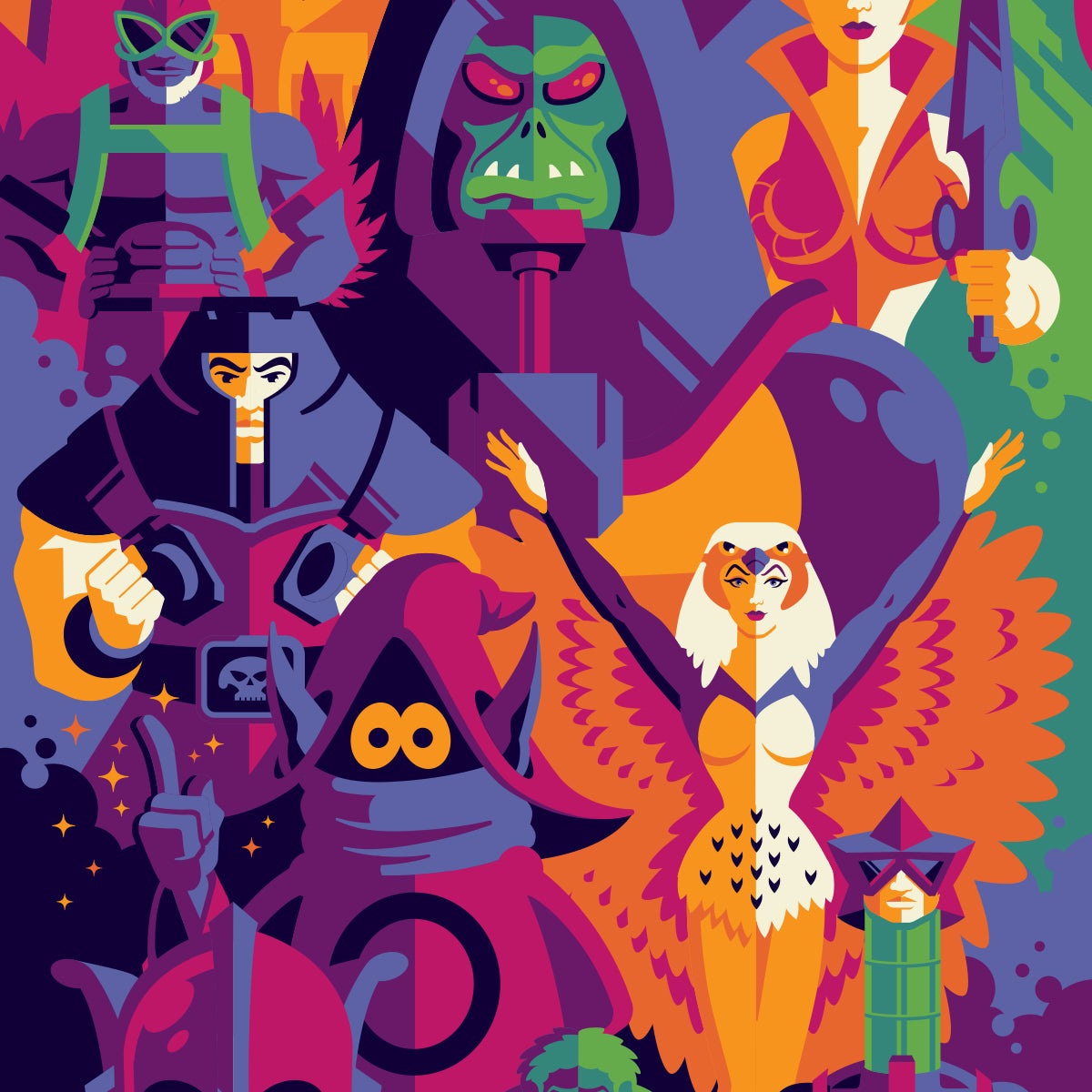 Tom Whalen "Masters of the Universe" SET