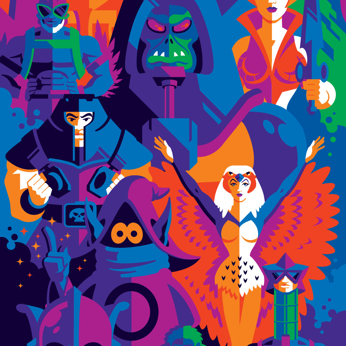 Tom Whalen "Masters of the Universe" Variant SET