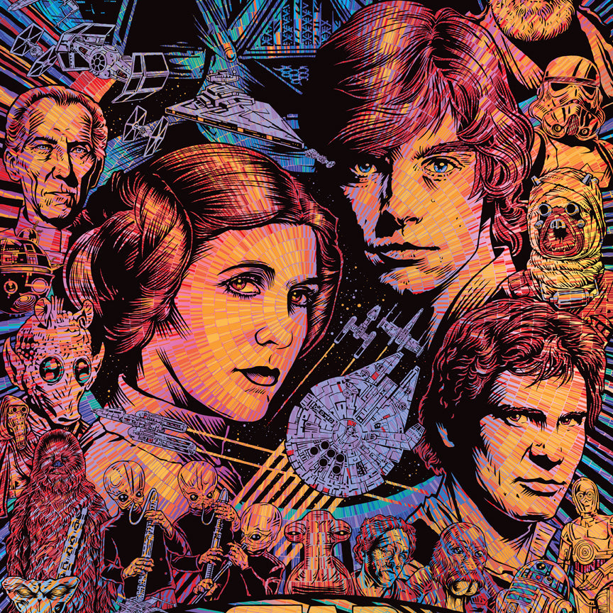 Todd Slater "Galactic Journey (Star Wars)" Rainbow Foil Variant