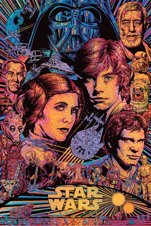 Todd Slater "Galactic Journey (Star Wars)" Rainbow Foil Variant