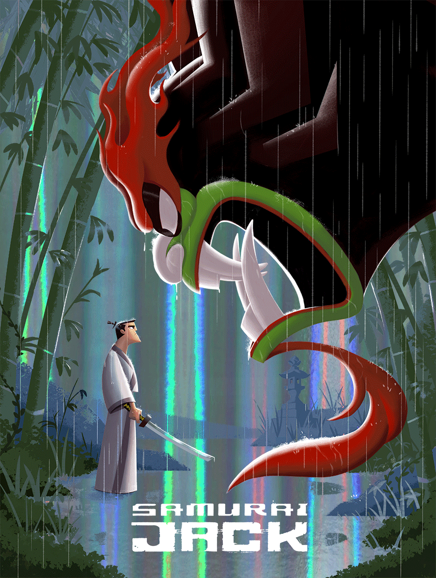 George Bletsis "Samurai Jack" Pillars Foil Variant