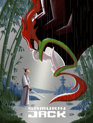 George Bletsis "Samurai Jack" Aluminum Print