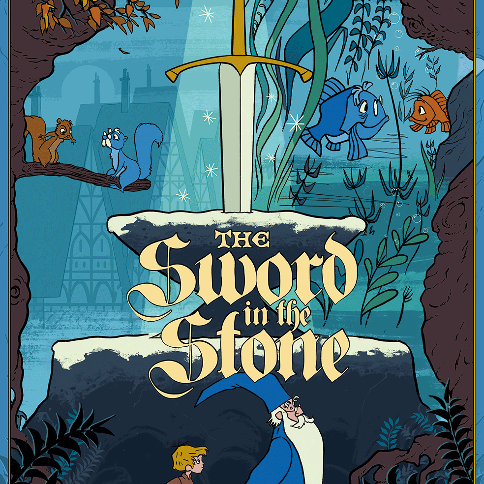 Matt Griffin "The Sword in the Stone" 3D Flip Lenticular