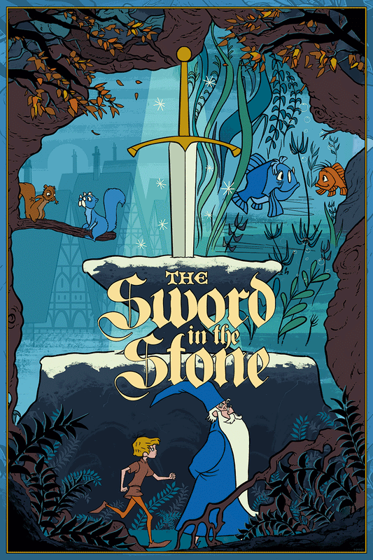 Matt Griffin "The Sword in the Stone" 3D Flip Lenticular