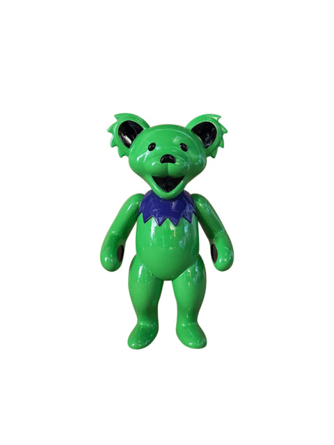 MEGA Grateful Dead Bear (Green) - Resin Statue