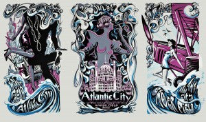 AJ Masthay "Bader Field Atlantic City" Triptych