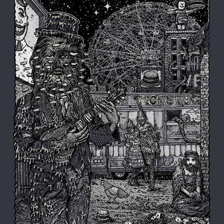 David Welker "Coney Island Freak Show" Metallic Variant