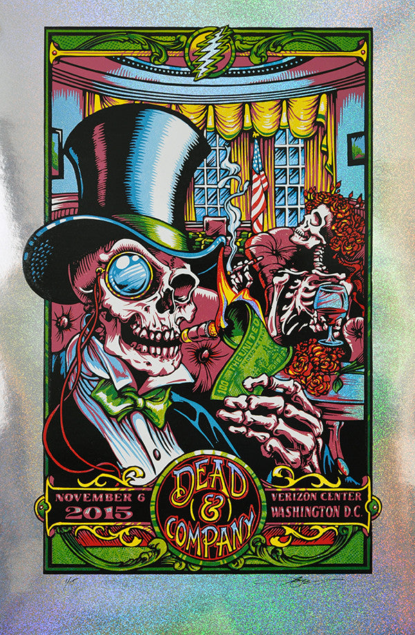 AJ Masthay "Dead & Co - In Dead We Trust" Sparkle Foil Variant