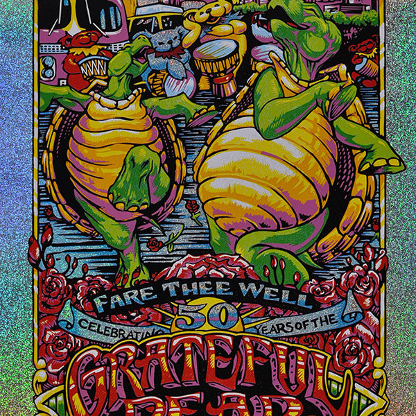 AJ Masthay "Grateful Dead - Fare Thee Well Triptych" Lottery Entry