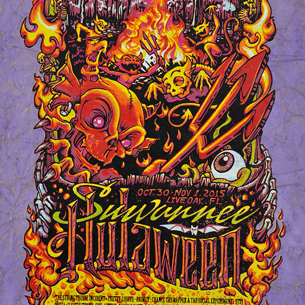 AJ Masthay "Suwannee Hulaween" Purple Batik Variant