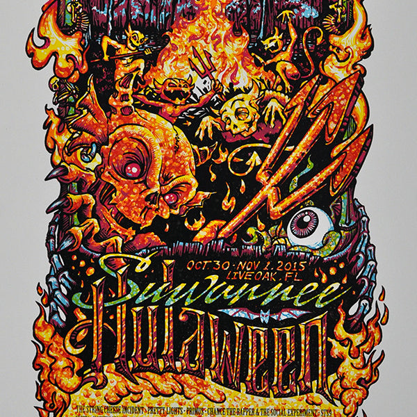 AJ Masthay "Suwannee Hulaween" Watercolor