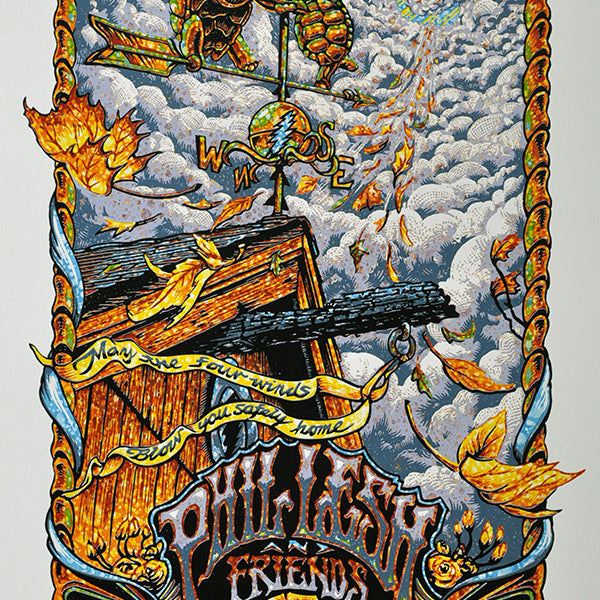 AJ Masthay "Phil Lesh & Friends - Four Winds" Watercolor Variant