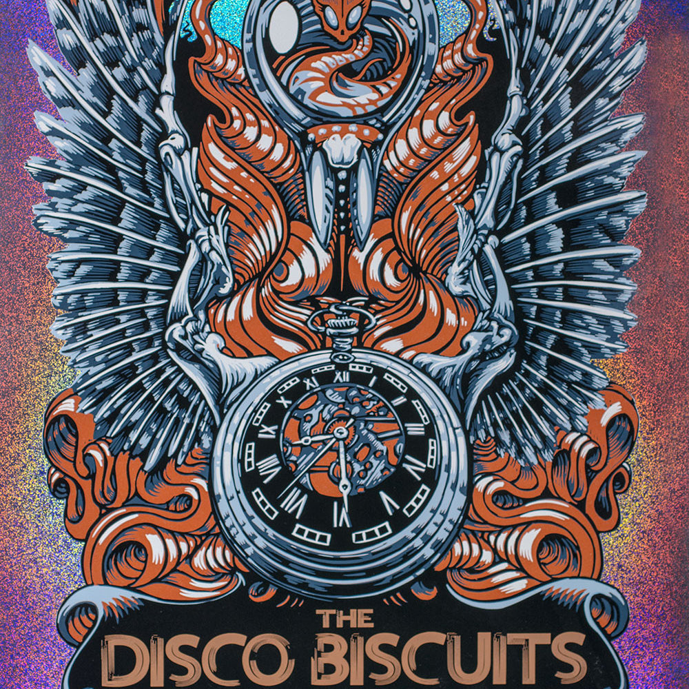 AJ Masthay "Disco Biscuits NYE" Sparkle Foil